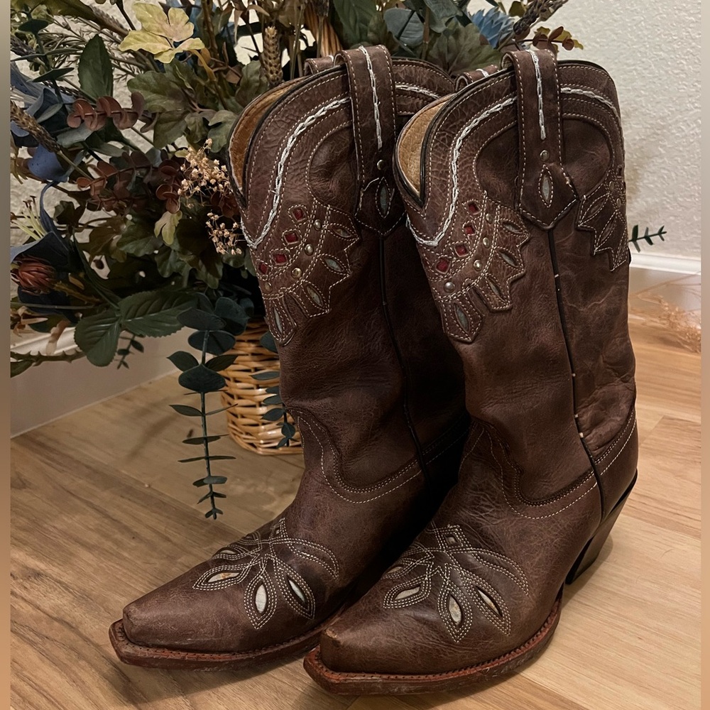 Tony Lama Womens Cowgirl Boots Size 6